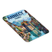 Annecy Frankreich Magnet (Rechte Seite)