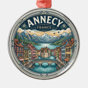 Annecy Frankreich Ornament Aus Metall