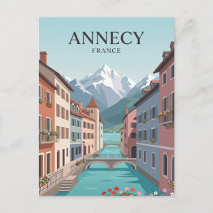 Annecy Frankreich Postkarte