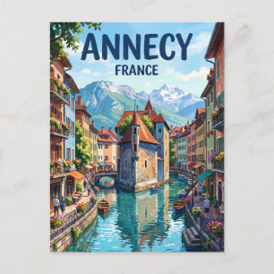 Annecy Frankreich Postkarte