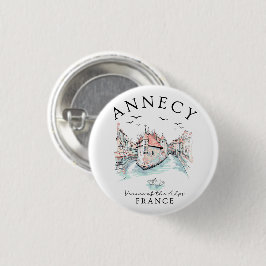 Annecy Frankreich – Venedig der Alpen Button