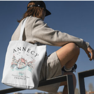 Annecy Frankreich – Venedig der Alpen Tragetasche
