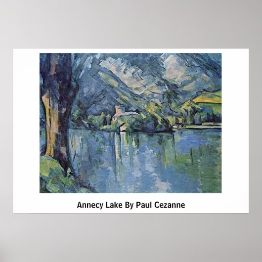 Annecy Lake By Paul Cezanne Poster (Vorne)