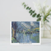 Annecy Lake By Paul Cezanne Postkarte (Stehend Vorderseite)