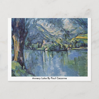 Annecy Lake By Paul Cezanne Postkarte