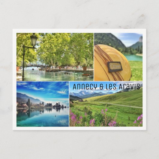 Annecy & Les Aravis - Postkarte (Vorderseite)