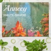 Annecy Old Town Geschirrtuch (Gefaltet)