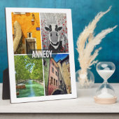 Annecy Plaque mit Easel Fotoplatte (Seite)