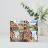 Annecy Postcard Postkarte (Stehend Vorderseite)