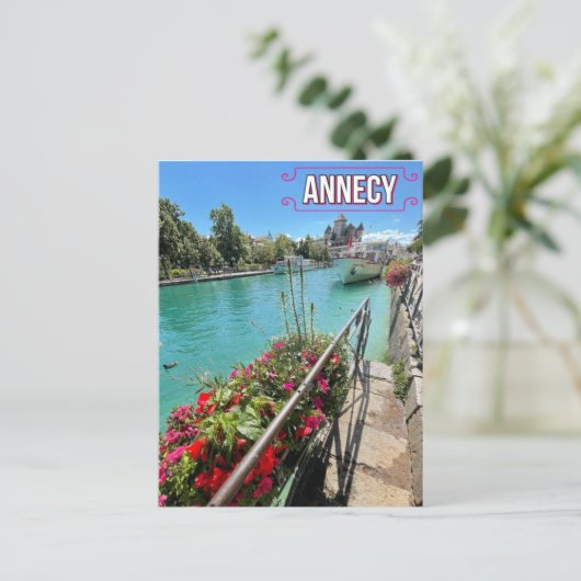 Annecy - Postkarte (Stehend Vorderseite)