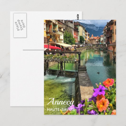 Annecy - Postkarte (Vorne/Hinten)