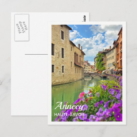Annecy - Postkarte (Vorne/Hinten)