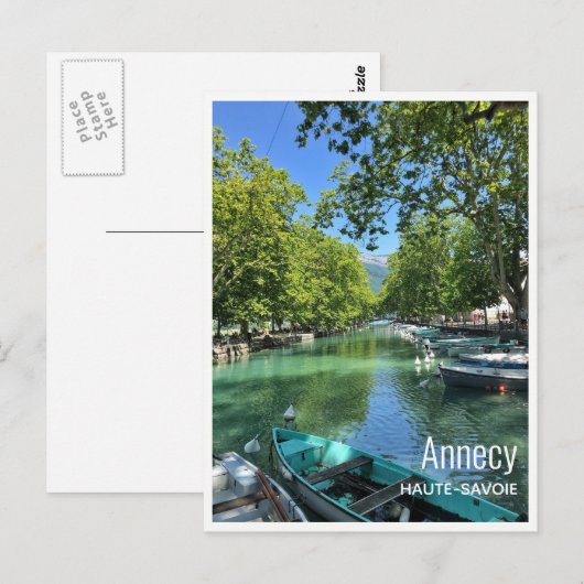 Annecy - Postkarte (Vorne/Hinten)
