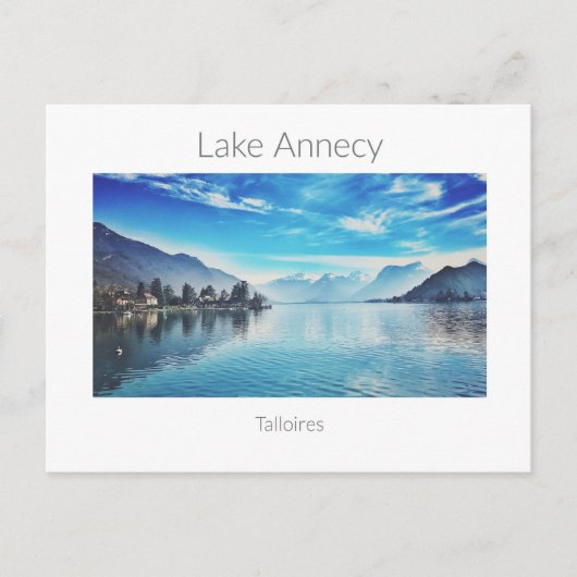 Annecy-See - Baie de Talloires Postkarte (Vorderseite)