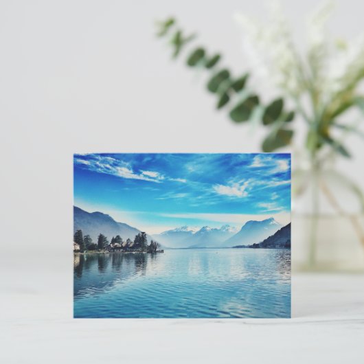 Annecy-See - Baie de Talloires Postkarte (Stehend Vorderseite)