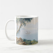 Annecy See mit Schloss durch Karl Ludwig Hackert Kaffeetasse (Links)