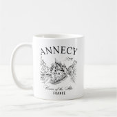 Annecy Travel Aesthetic – Vintage Canal Scene Kaffeetasse (Links)