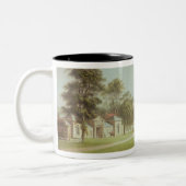 Annefield mit Glasgow jenseits, c.1800 Zweifarbige Tasse (Links)