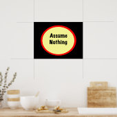 Annehmen Poster (Küche)