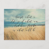 Annehmen Strand motivierend Foto Postkarte (Vorderseite)