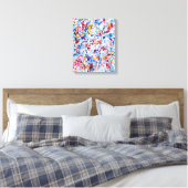Annelisa No. 12 Abstrakt Canvas Print Leinwanddruck (Insitu (Schlafzimmer))