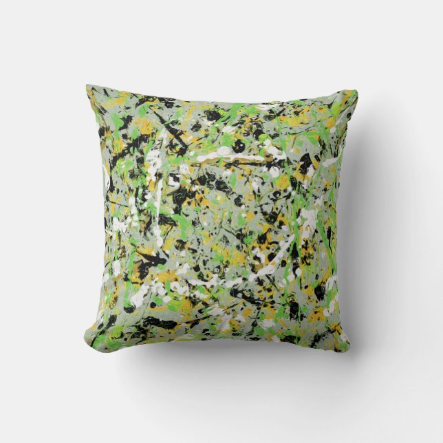 Annelisa Nr. 8 Abstraktes Kissen (Vorderseite)