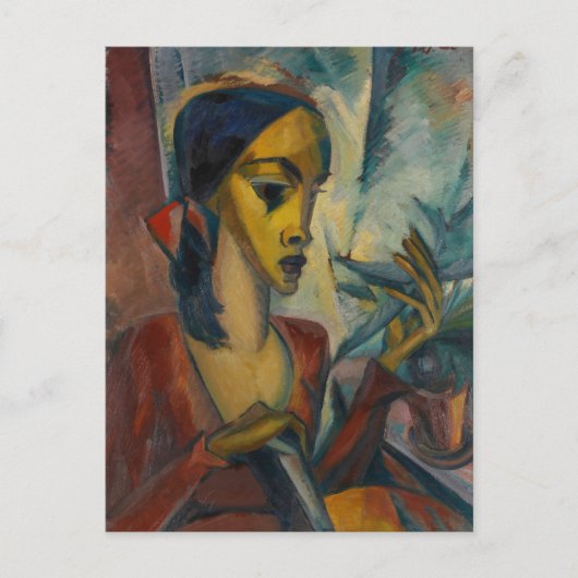 Annemarie I (im Fenster) von Maetzel-Johannsen Postkarte (Vorderseite)