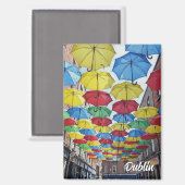 Anne's Lane Dublin Ireland Travel Magnet (Vorderseite/Rückseite)