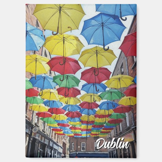 Anne's Lane Dublin Ireland Travel Magnet (Vorderseite)