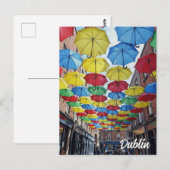 Anne's Lane Dublin Ireland Travel Postkarte (Vorne/Hinten)