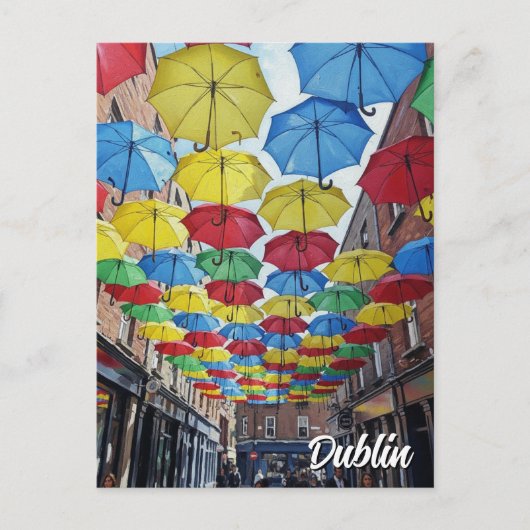Anne's Lane Dublin Ireland Travel Postkarte (Vorderseite)