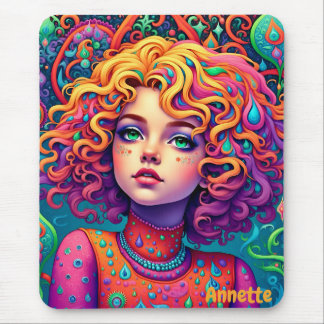 ANNETTE ~ Elegante Paisley-Girl ~ Mauspad