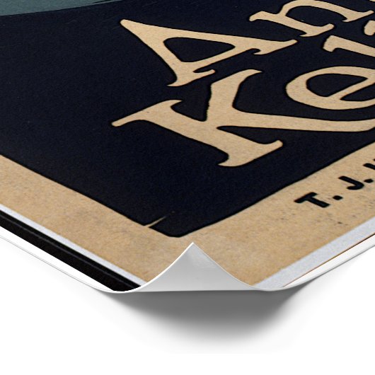 Annette Kellerman Swim Dive Theater New York Poster (Ecke)