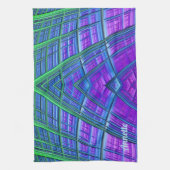 ANNETTE ~ Lila grünes Blau ~ ORIGINAL ~ Geschirrtuch (Vertikal)