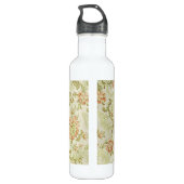Annette Vintages Blumenmuster Wasserflasche Edelstahlflasche (Rückseite)