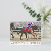 Annettes Spaß - Junior Alvarado Postkarte (Stehend Vorderseite)