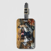 Annibale Carracci Die Krönung der Jungfrau Gepäckanhänger (Vorderseite Vertikal)