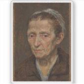 Annibale Carracci - Leiter einer Frau Aufkleber (Vorderseite)