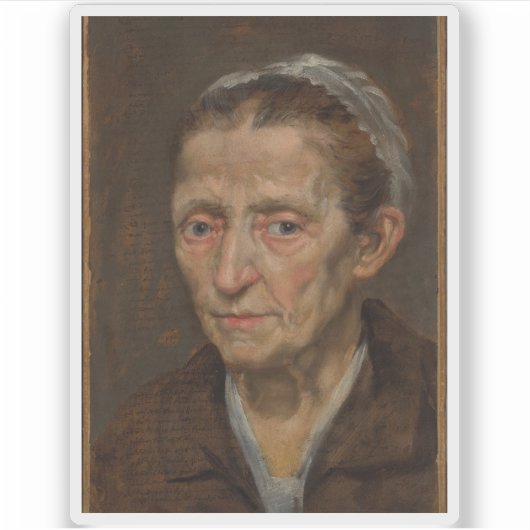 Annibale Carracci - Leiter einer Frau Aufkleber (Vorderseite)