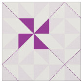 Annie auserlesenes Block-Steppdecken-Muster in Stoff (Nahaufnahme)