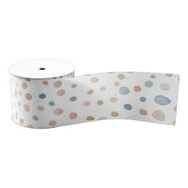 Annie Confetti Watercolor Dots Ribbon Ripsband