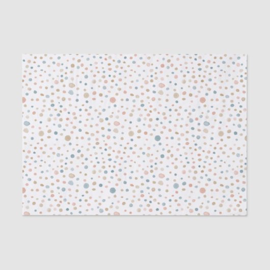 Annie Confetti Watercolor Dots Tissue Seidenpapier (Vorderseite)