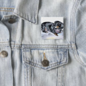 Annie die Dackel-Knöpfe Button (Beispiel)