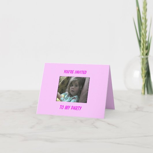 Annie Einladungs-Karte - besonders angefertigt Einladung (Vorderseite)