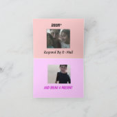 Annie Einladungs-Karte - besonders angefertigt Einladung (Innenseite)