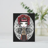 Annie Gothic Victorian Fae Postcard Postkarte (Stehend Vorderseite)