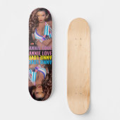 ANNIE LIEBE 7 3/4" Skateboarddecke Skateboard (Vorderseite)