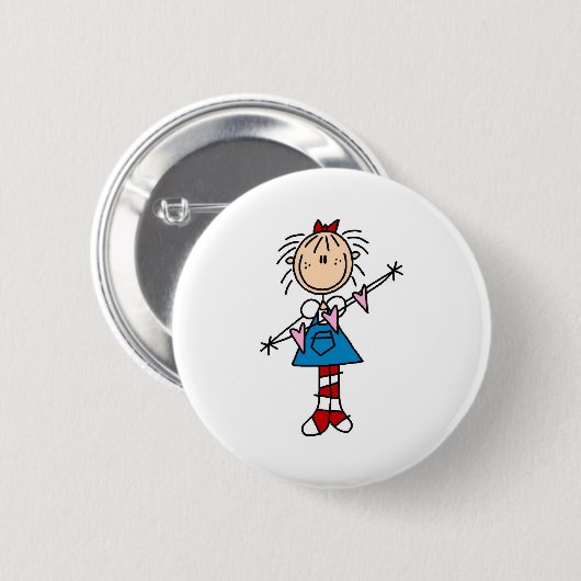 Annie mit Herz-Knopf Button (Vorne & Hinten)