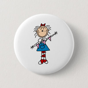 Annie mit Herz-Knopf Button