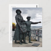 Annie Moore Statue, Cobh, Landkreis Cork, Irland Postkarte (Vorne/Hinten)